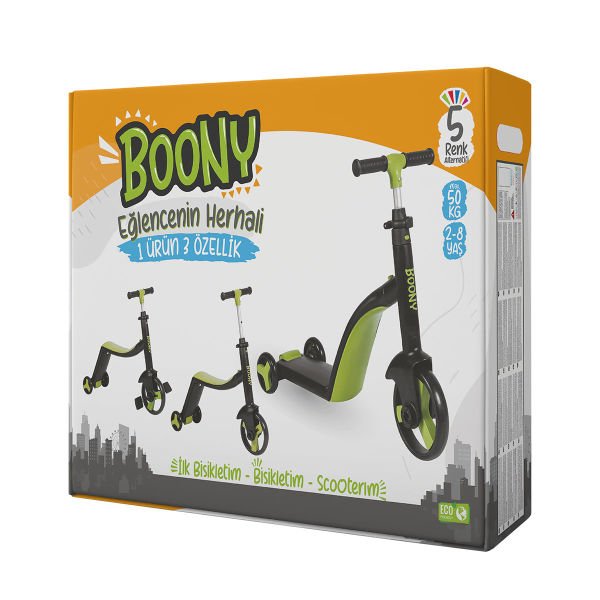 BNSC6 Bonny Scooter Sarı -Kolat