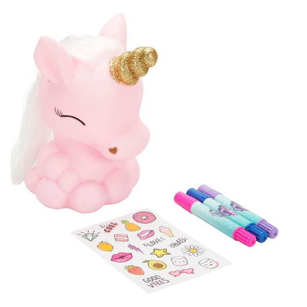 64125 SUN-HTI-SBR-HOBİ SET UNICORN BOYAMA+STICKER IŞIKLI
