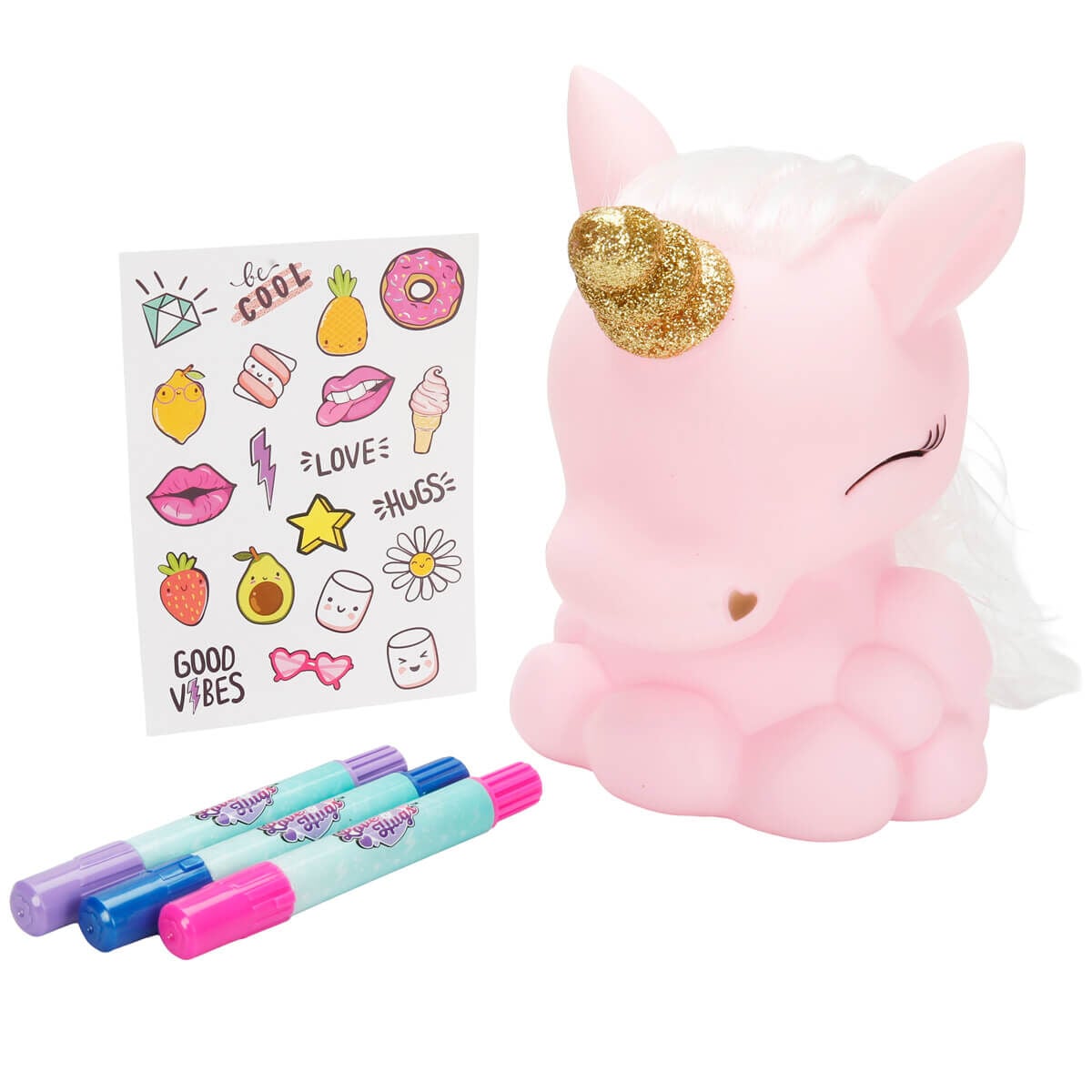 64125 SUN-HTI-SBR-HOBİ SET UNICORN BOYAMA+STICKER IŞIKLI