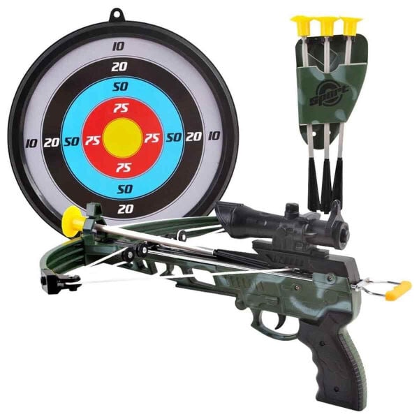 01035881 SUN-YFN-OK SET CROSSBOW ASKERİ 4 VAK OK SADAK HEDEFLİ