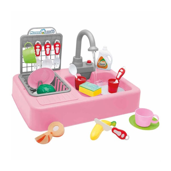 7020 MODERN PİLLİ LAVABO PEMBE 8