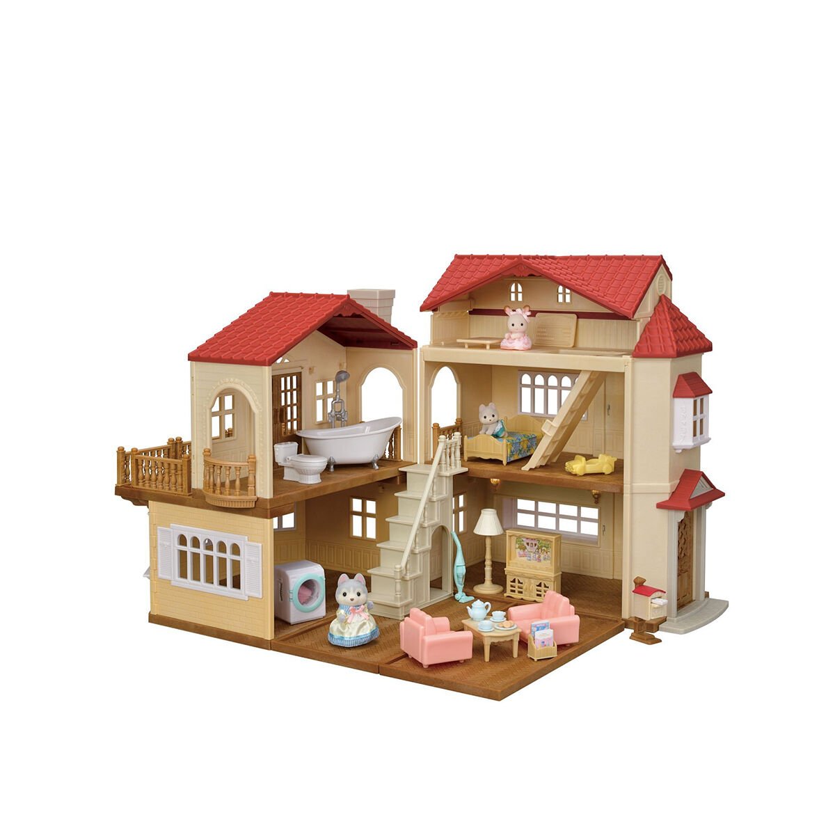 5727 Sylvanian Families Oyun Odalı Işıklı Şehir Evi Oyun Seti +4 yaş