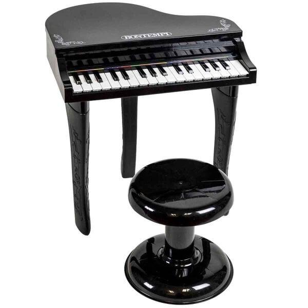 33546 SUN-BNT-PİYANO ELEKTRONİK MİKROFONLU TABURELİ IŞIKLI