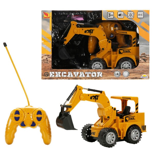 4490 SUN-RST-SNC-R/C İŞ MAKİNESİ EKSKAVATÖR F/F IŞIKLI 3.7V.USB